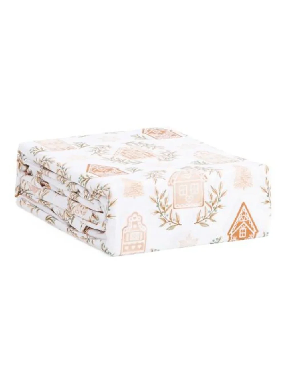 LAURA ASHLEY Gingerbread Cotton Sheet Set